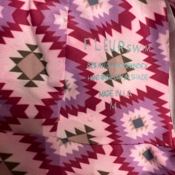 NWT Fleur Swim Peony Top in Aztec - Picture 5 of 5